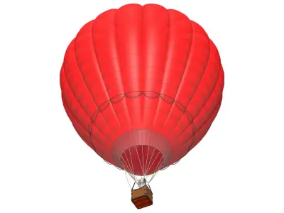 hot air balloon 3D model