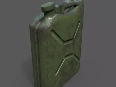 Jerry Can Low-poly 3D model