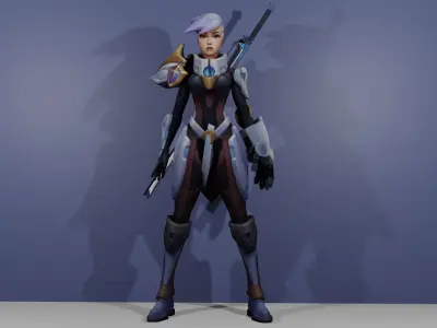 selina reven 3D model