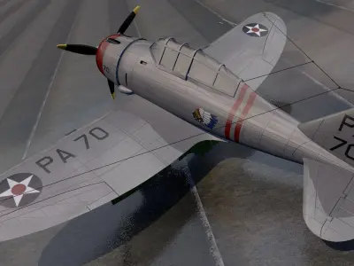 Seversky P-35 3D model