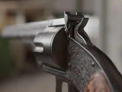 Revolver 8k 3D model