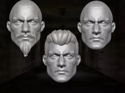 Gang Guys Collection 3D printable files for Action Figures 3D print model