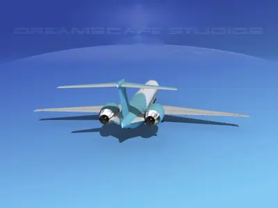McDonnell Douglas MD-90 Southern Charter 3D model