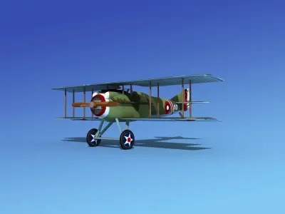 SPAD VII 3D model