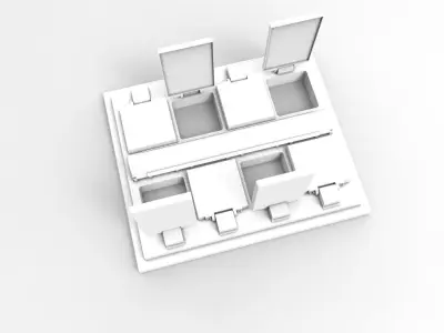 Vertical Launcher Missile Ship 3D print model