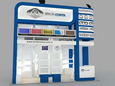 Exhibition Stand - ST0032 3D model