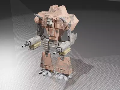Fallen Titan 3D model