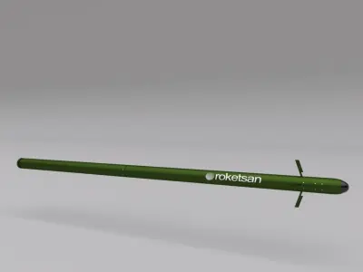 Cirit-Laser Guided Missile Low-poly 3D model