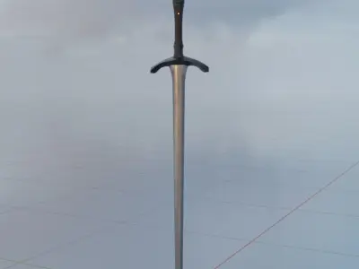 Ludwig Sword Free low-poly 3D model