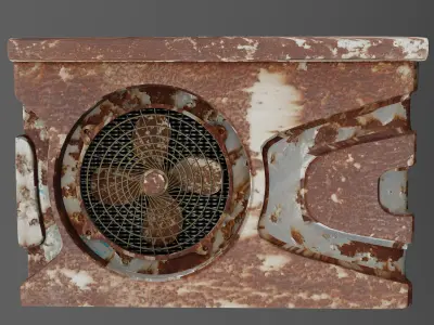 Air Conditioner External Unit 3D model