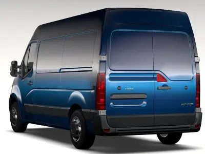 Opel Movano L2H2 Van 2016 3D model
