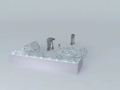 Star Wars - Hoth imperial troop Free 3D model