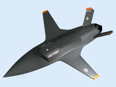 XQ-58 Valkyrie 3D model