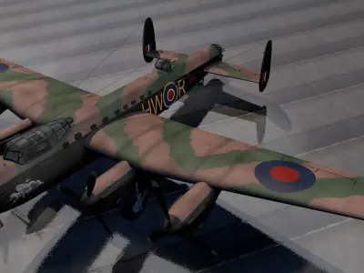 Avro Lancaster B Mk-1 3D model