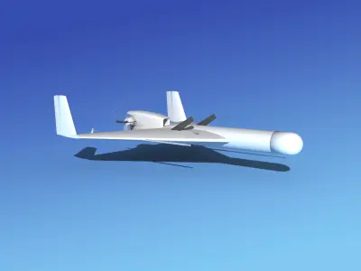 Harpy 1 UAV V02 3D model