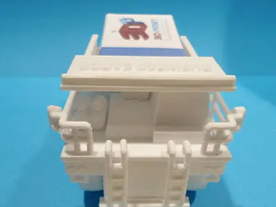 Dump truck business card holder 3D print model
