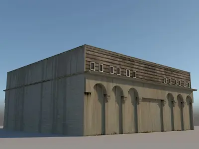 Medieval inn 3D model