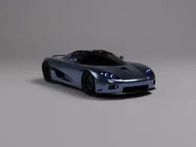 Koenigsegg CCX Free low-poly 3D model