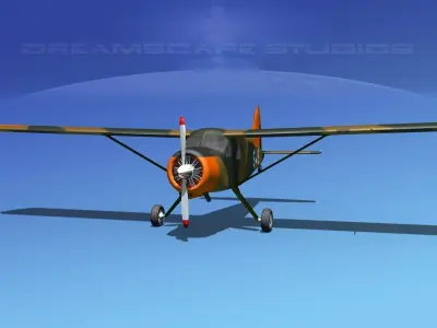 Dehaviland DH-2 Beaver RDAF 3D model