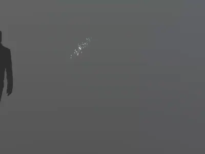 FeatherShoot01 150 Low-poly 3D model