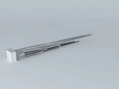 things white metal Free 3D model