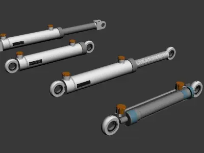 Hydraulic Cylinders 3D model