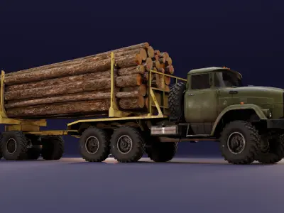 DCB K-133BYAT - Logger - Unbranded Low-poly 3D model