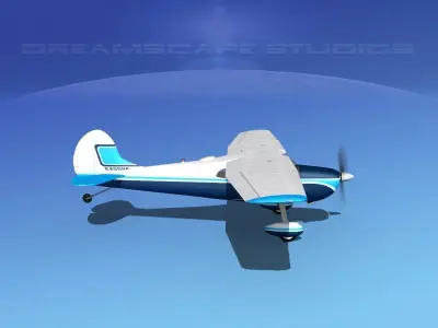 Cessna 170 V06 3D model