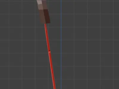 Low-Poly Hand-Painted Skull Sword Stylized Fantasy Weapon Low-poly 3D model