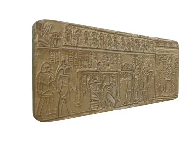 Ancient Egyptian Anubis Judgement Day Pharaoh 3D model