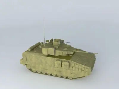 Armored EDIL FTR-23 Free 3D model
