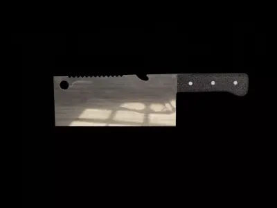 Knife Free low-poly 3D model 11