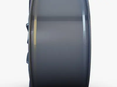 Style 332 wheel ferric gray Mid Poly Low-poly 3D model