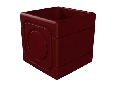 09 Cube 09 Custom Vase Design - Ikebana Home Decoration 3D print model