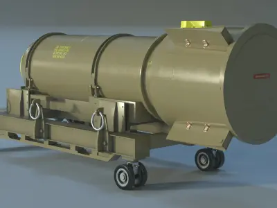 Mark 39 nuclear bomb 3D model