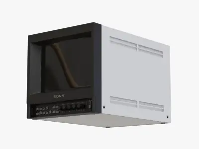 Monitor TV Trinitron 3D model