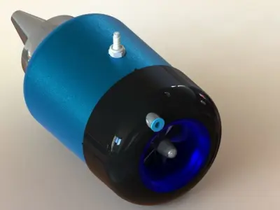 TurboJet Engine 3D model