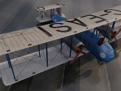 Vickers Vimy 66 Airliner 3D model