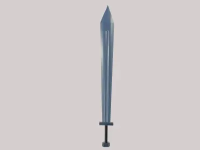 Sword metal 3D model