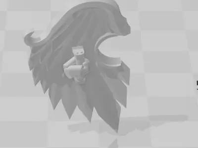 Wingshield boarding shild 3D model