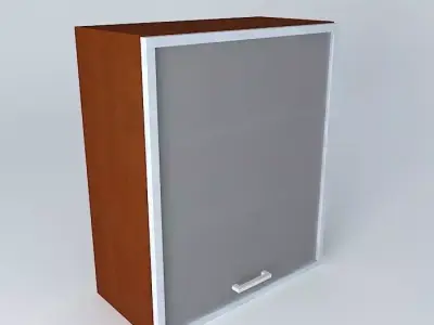 wooden cabinet 3D model