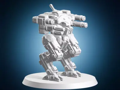Viking VKG 2F BattleMech Assault Miniature 3D print model