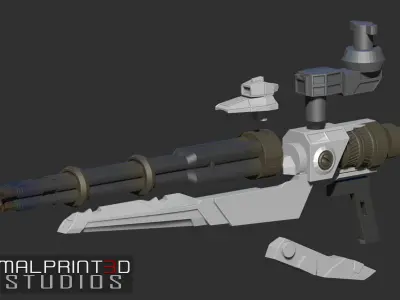 MB Inspired Gunbarrel Striker Pack for MG Strike Gundam VerRM 3D print model