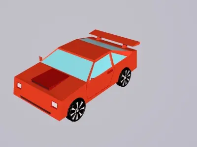 Racing car Free 3D model