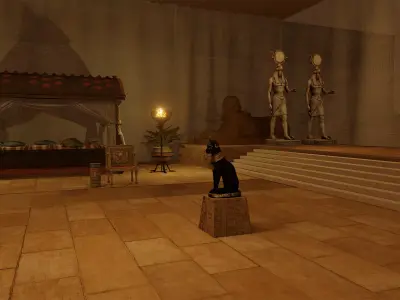 Ancient Egypt Palace Set 3D model