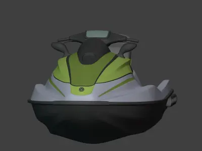 Generic Jetski - Jet Ski - Watercraft Low-poly 3D model