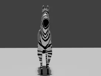 Zebra Free 3D model
