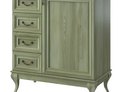 Chest of Drawers Free 3D model buy