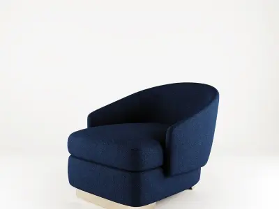 Armchair Corona Render Free 3D model