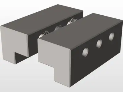 Vise Jaw Stop Free 3D model